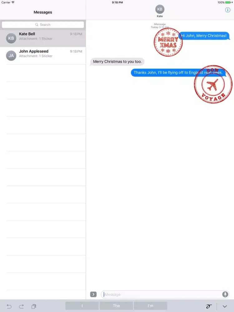DStamp iPad  Screenshots