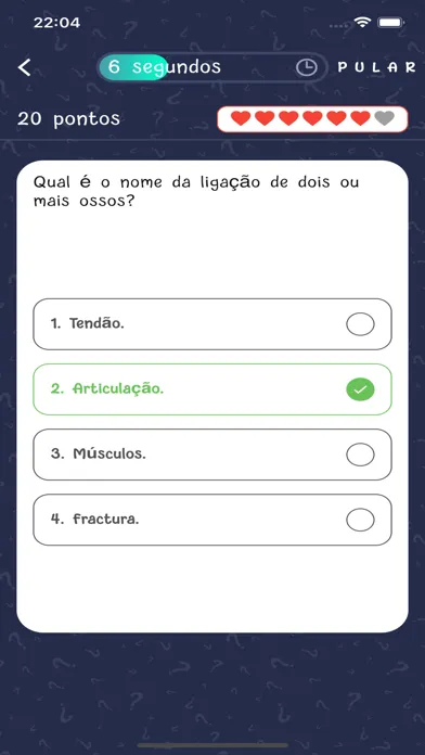 Capturas de tela do Quiz - Perguntas e respostas