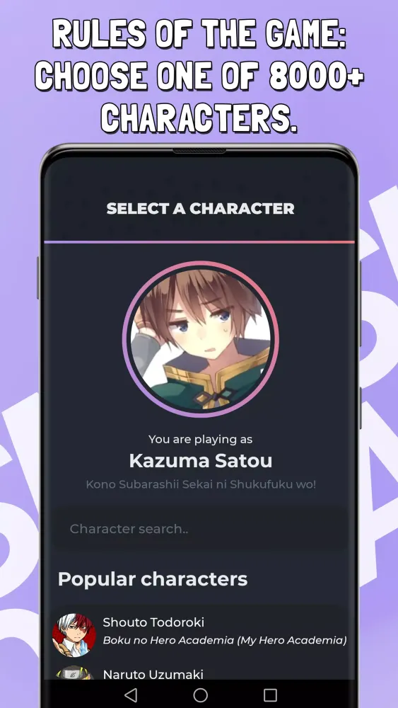 Smash or Pass Anime Game Ekran Görüntüleri