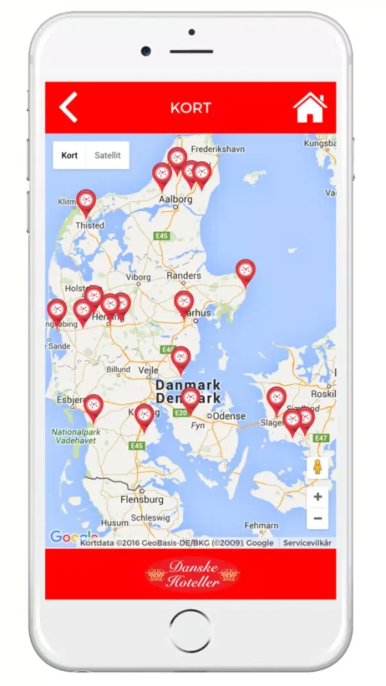 Zrzuty ekranu Danske Hoteller Bonus