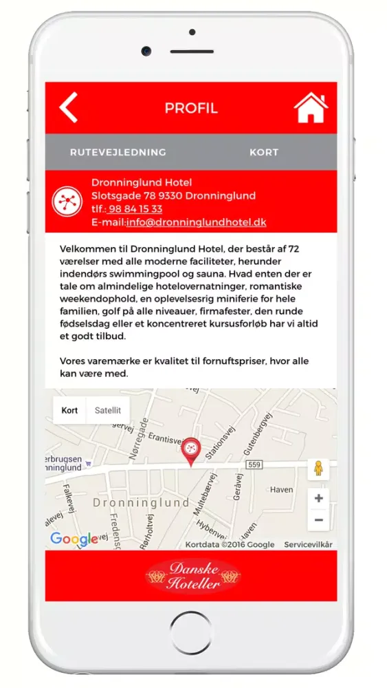 Zrzuty ekranu Danske Hoteller Bonus
