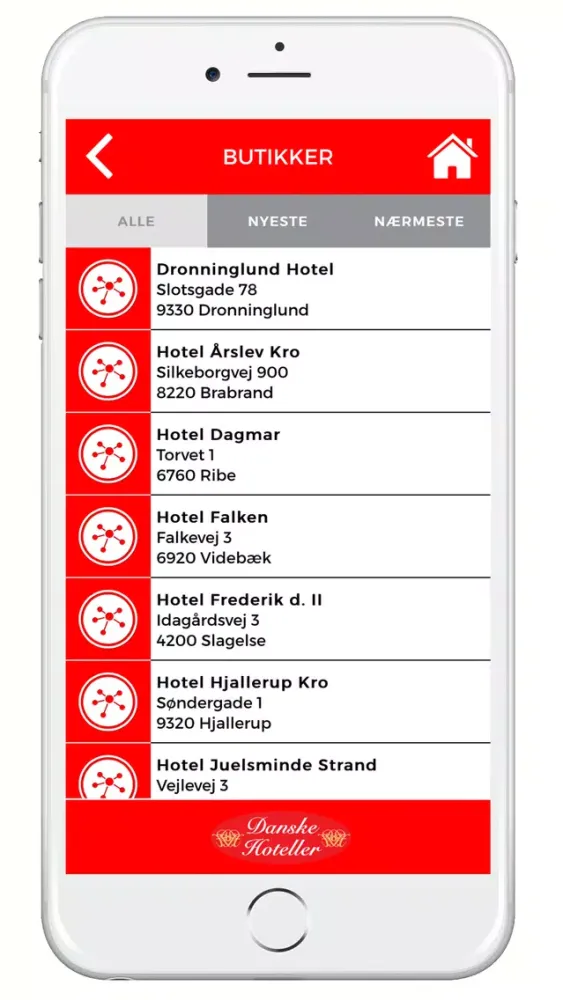 Zrzuty ekranu Danske Hoteller Bonus