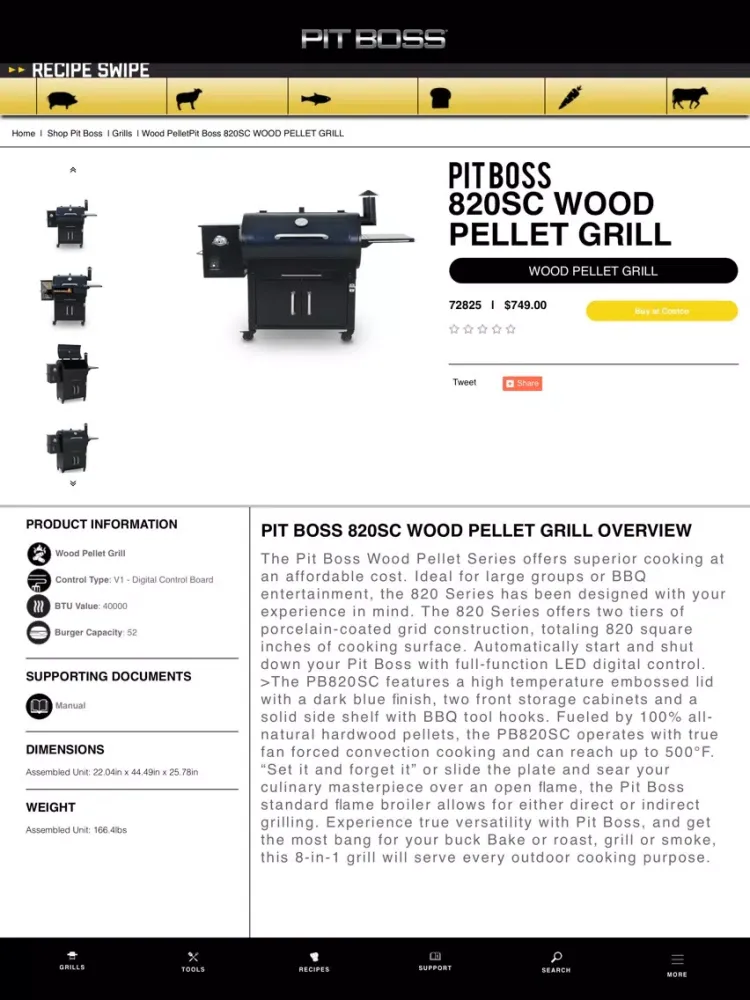 Pit Boss Grilling iPad 應用截圖
