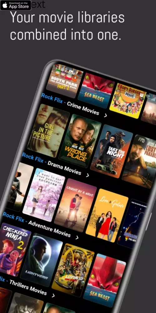 Captures d'écran de KeFlix