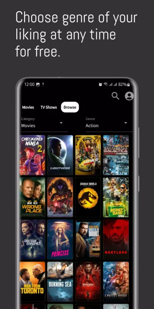 Captures d'écran de KeFlix