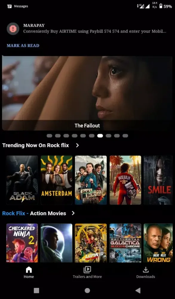 Captures d'écran de KeFlix