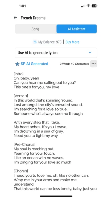 Songwriter Pad Lyric Generator Ekran Görüntüleri