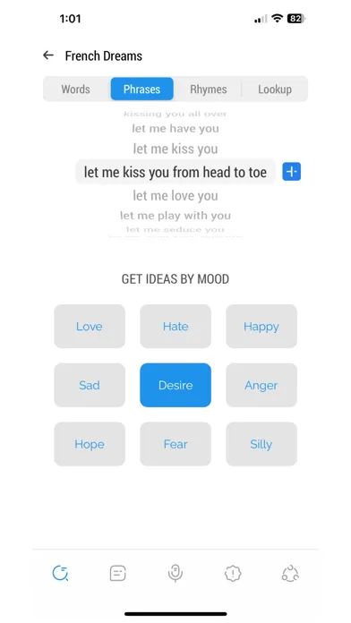 Songwriter Pad Lyric Generator Ekran Görüntüleri