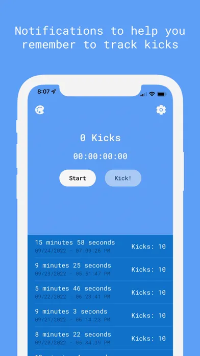 Kick Counter應用截圖