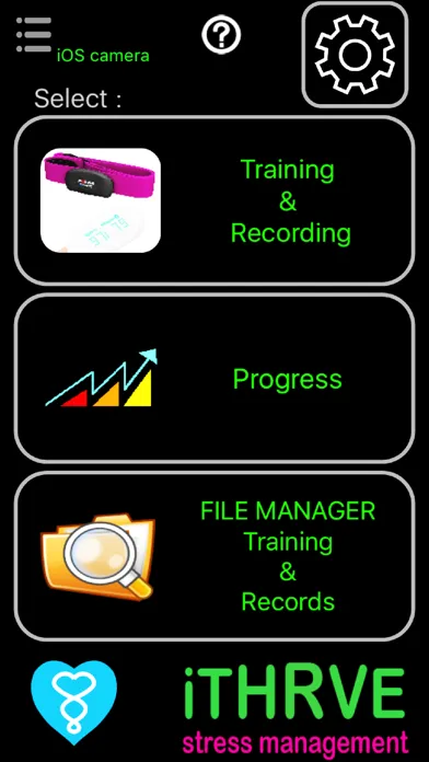 iTHRVE stress management スクリーンショット