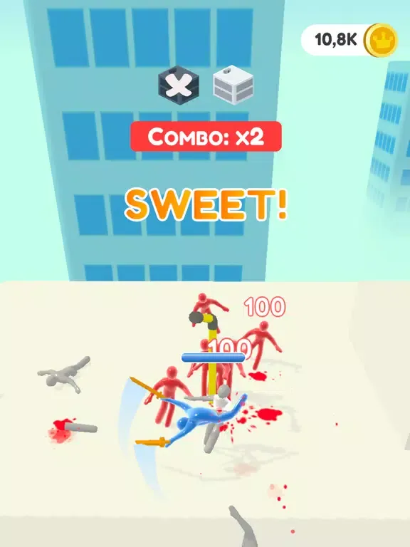 Capturas de tela do Jelly Fighter: fighting game iPad 