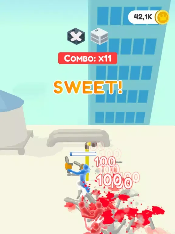 Capturas de tela do Jelly Fighter: fighting game iPad 