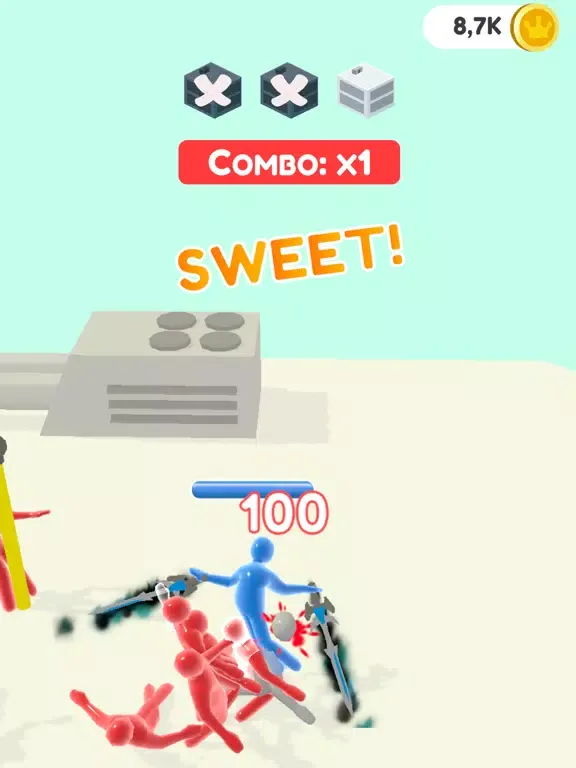 Capturas de tela do Jelly Fighter: fighting game iPad 