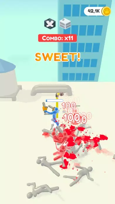 Capturas de tela do Jelly Fighter: fighting game