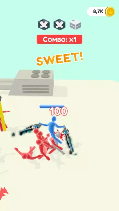 Capturas de tela do Jelly Fighter: fighting game