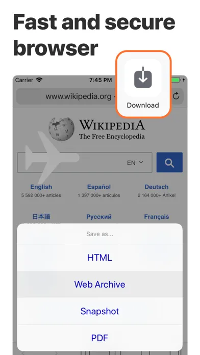 Скриншоты Bolt Browser and Documents