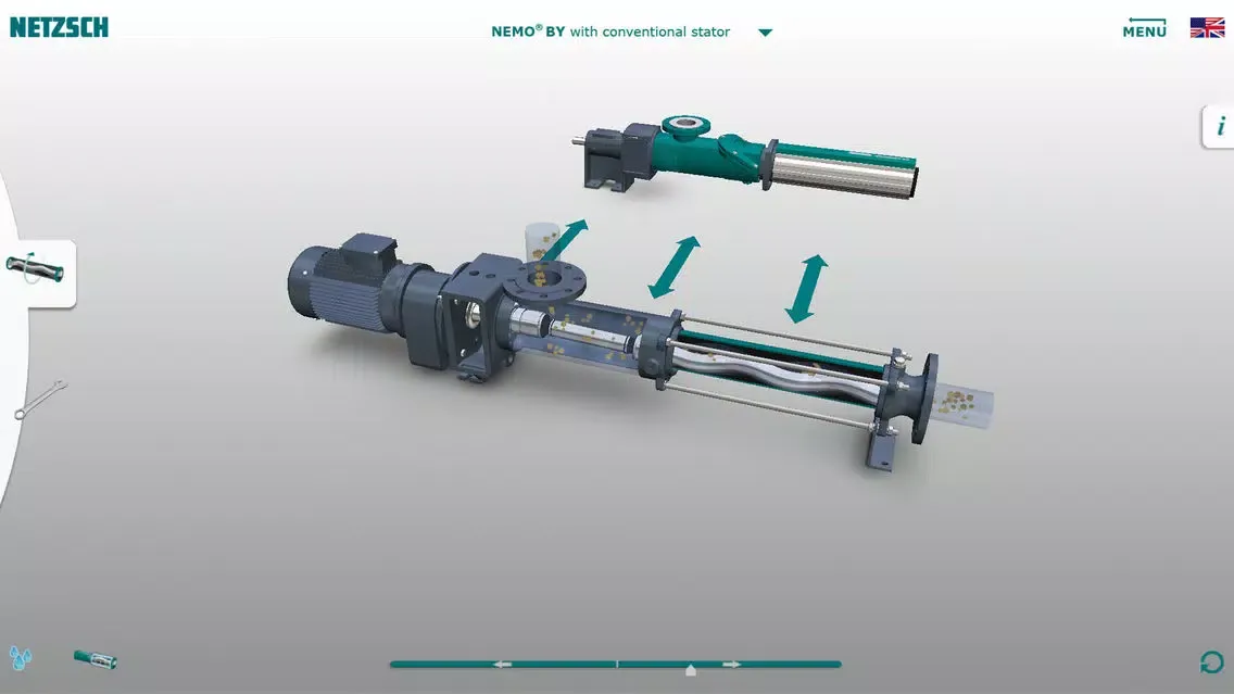 Tangkapan skrin NETZSCH NEMO® Pumps