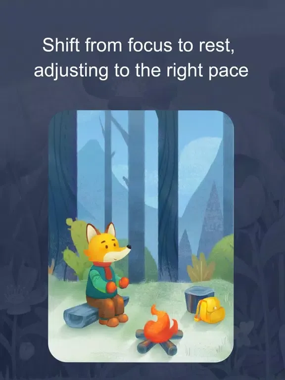 Focus Fox - tomato timer iPad  스크린샷