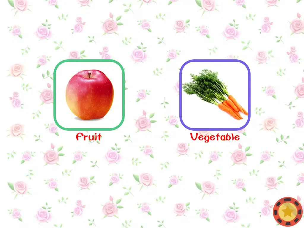 Capturas de tela do Learning Fruit and Vegetable iPad 