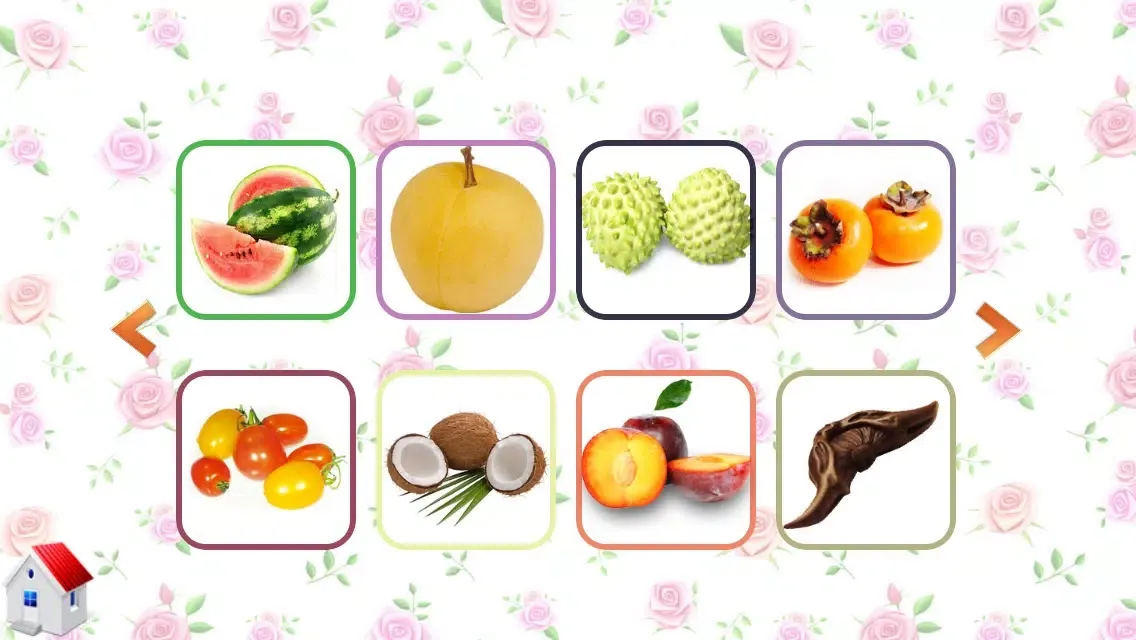 Capturas de tela do Learning Fruit and Vegetable