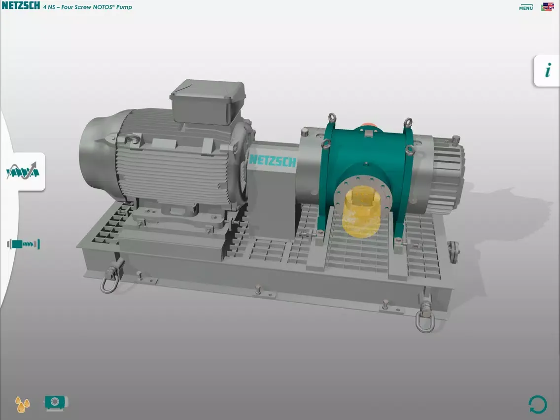 NETZSCH NOTOS Pumps iPad 应用截图