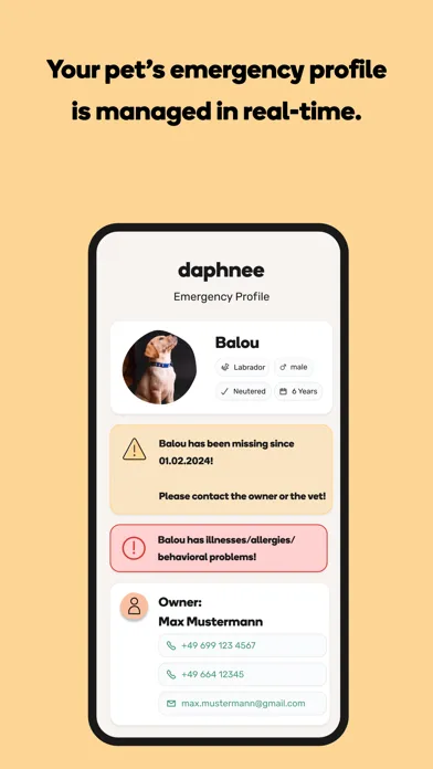 Скриншоты Daphnee: The Pet Owner App