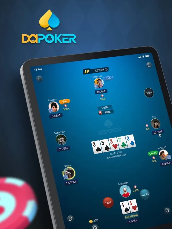 DaPoker iPad 应用截图