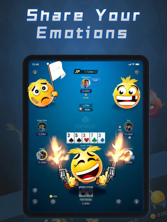DaPoker iPad 应用截图