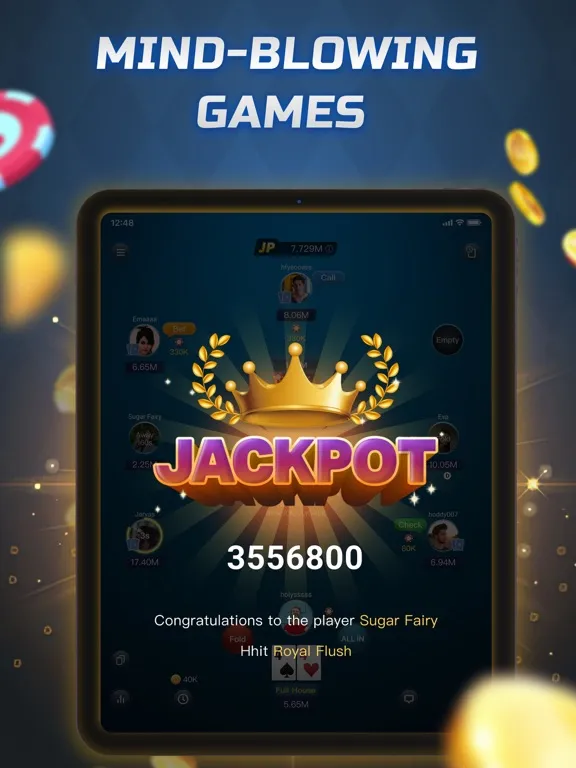 DaPoker iPad 应用截图