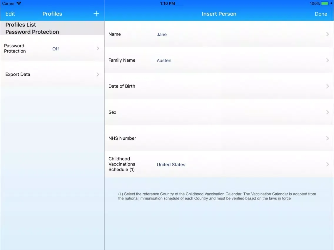 صور Child Medical History HD iPad 
