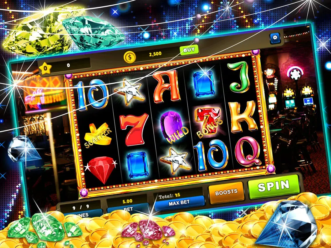 تصاویر Diamond Party Slot – Black Lottery Machines Casino iPad 