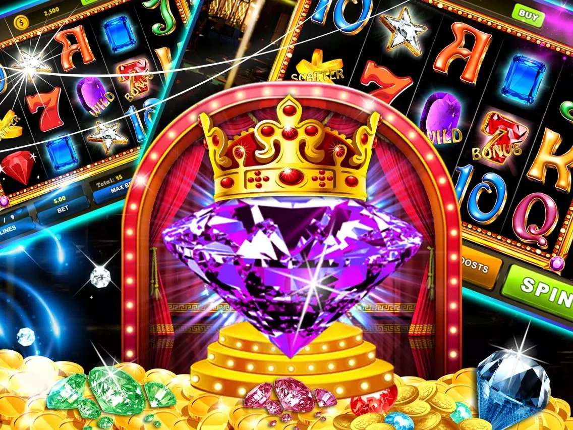 تصاویر Diamond Party Slot – Black Lottery Machines Casino iPad 