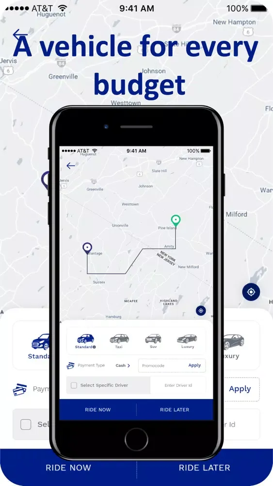 DAPP RIDES - PASSENGER Screenshots