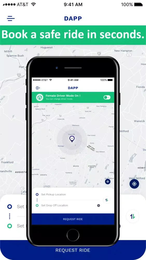 DAPP RIDES - PASSENGER Screenshots