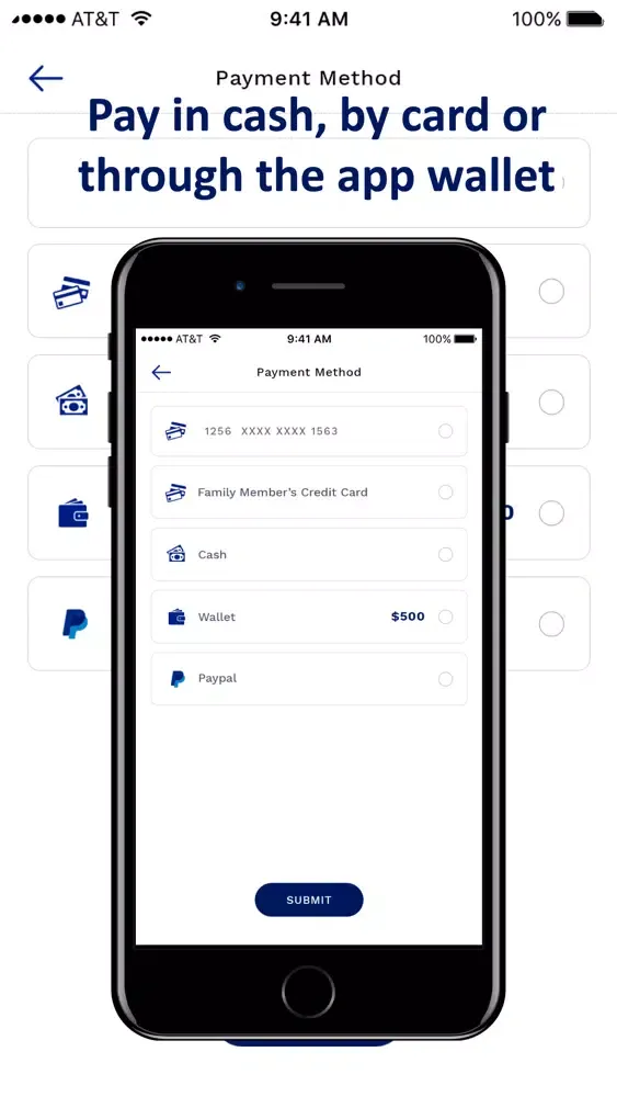 DAPP RIDES - PASSENGER Screenshots