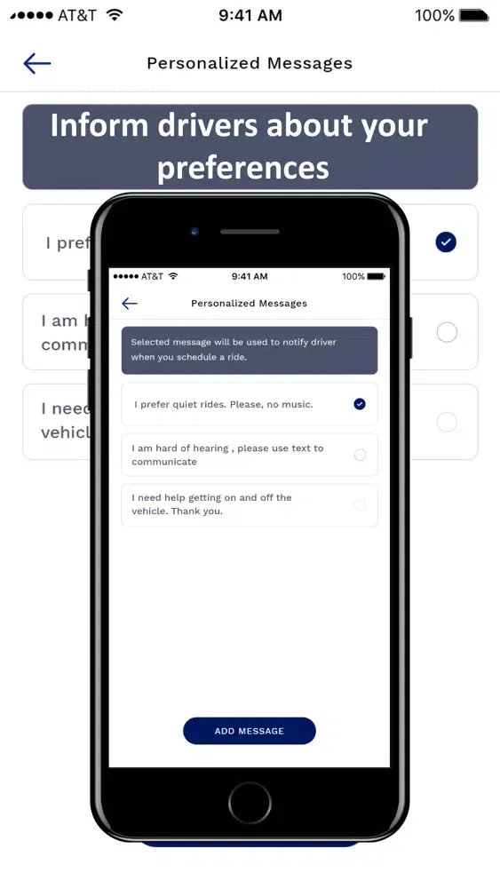 DAPP RIDES - PASSENGER Screenshots