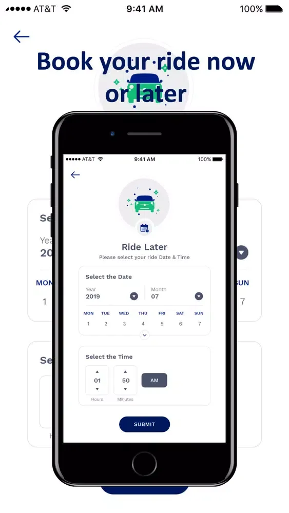DAPP RIDES - PASSENGER Screenshots