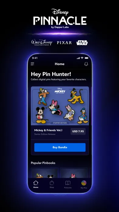 Screenshot di Disney Pinnacle by Dapper Labs