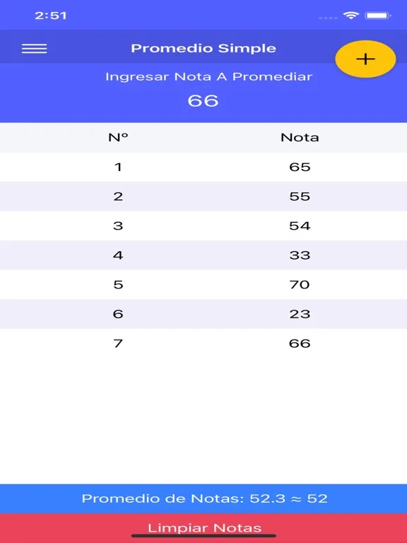 Escala de Evaluaciones iPad  स्क्रीनशॉट