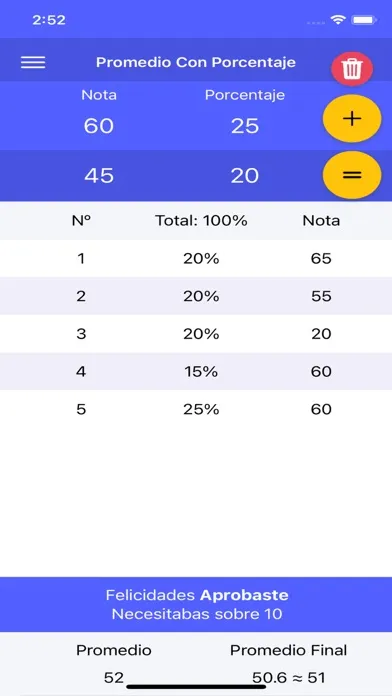 Escala de Evaluaciones स्क्रीनशॉट