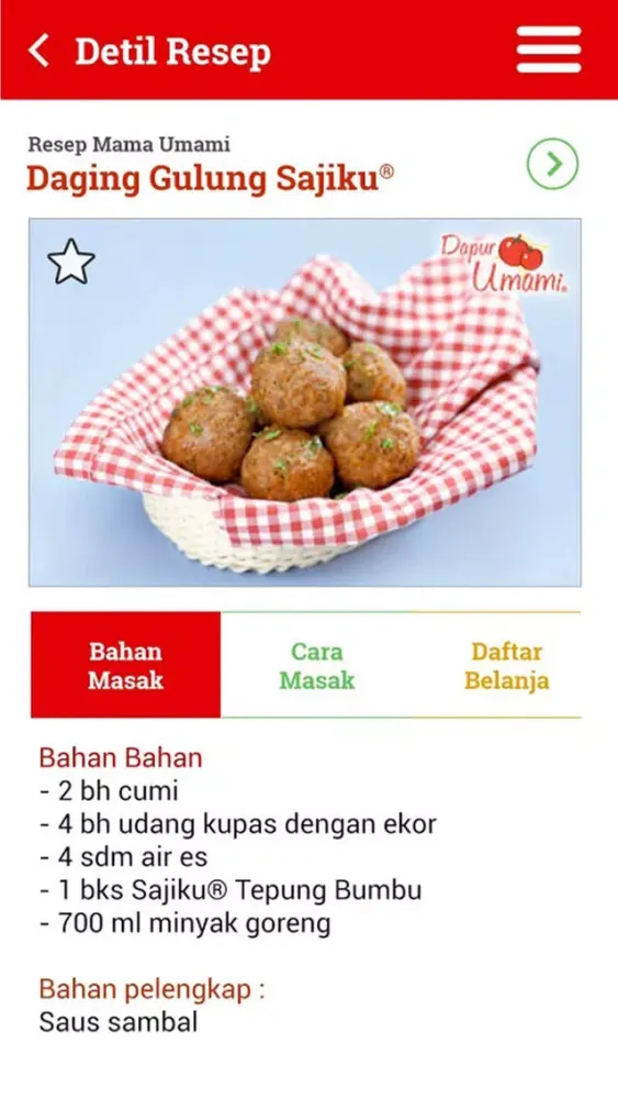 Zrzuty ekranu Catatan Mama Umami