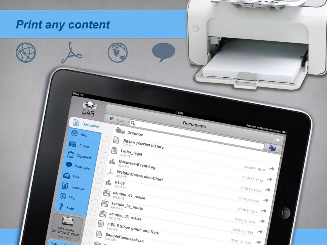 Print Agent PRO for iPad iPad  Screenshots