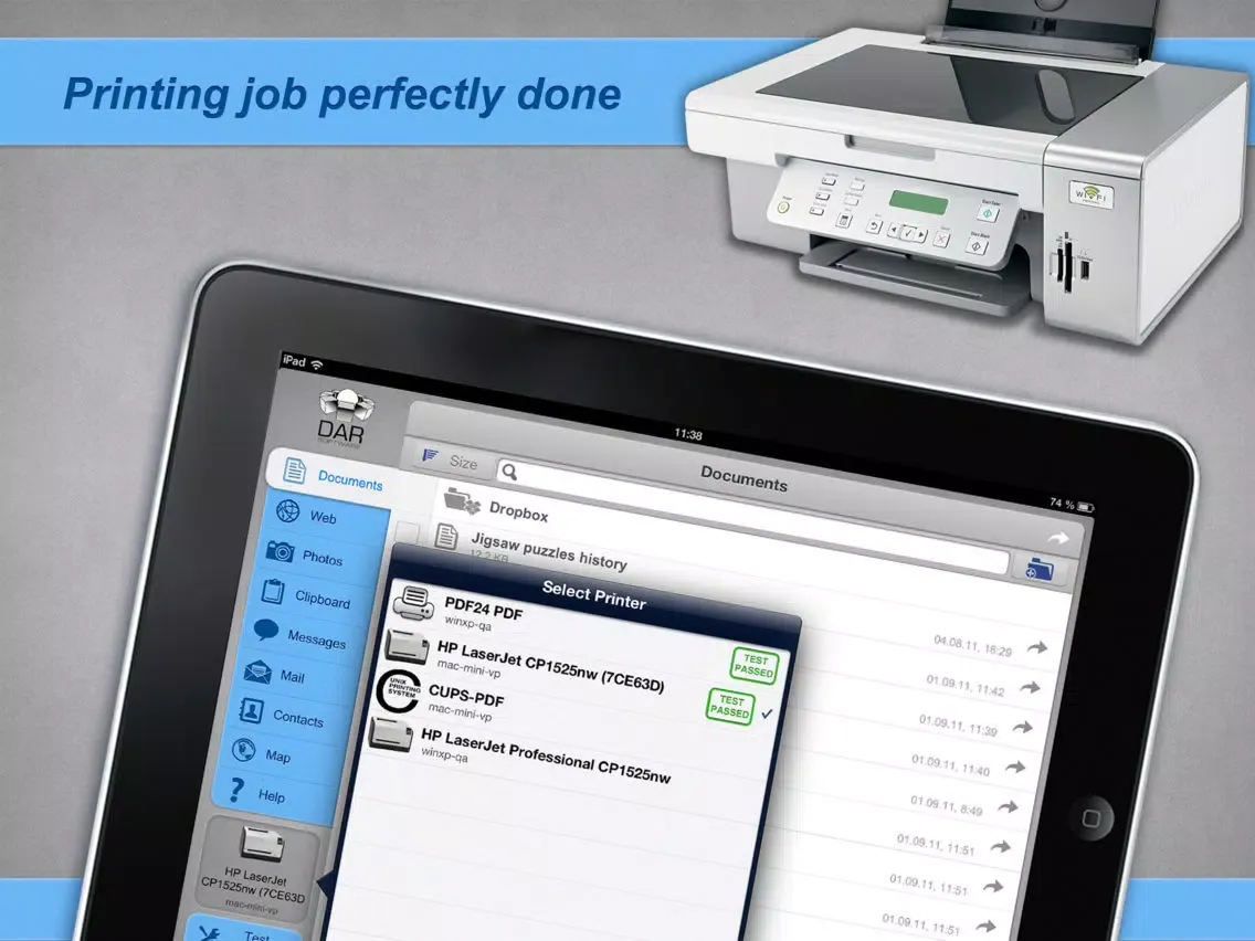 Print Agent PRO for iPad iPad  Screenshots