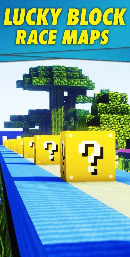 Lucky Block Race Map Screenshots