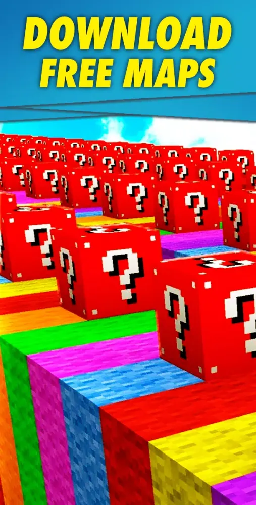 Lucky Block Race Map Screenshots
