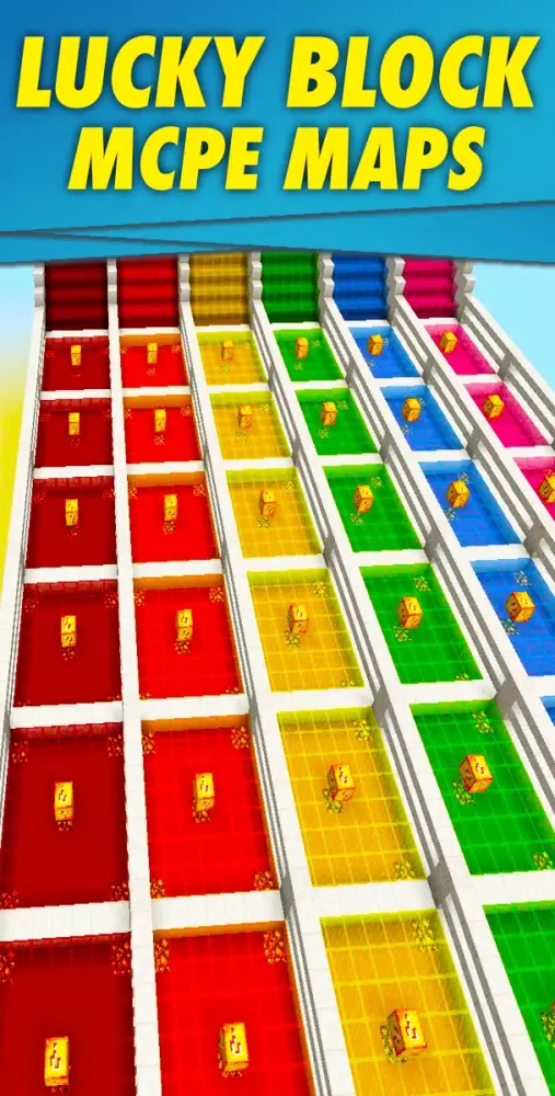 Lucky Block Race Map Screenshots