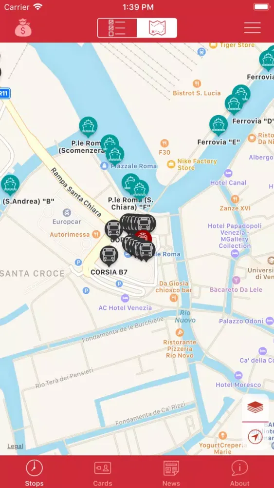 Captures d'écran de MoVe Venice