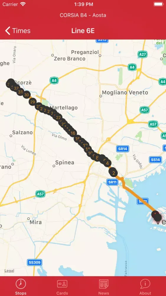 Captures d'écran de MoVe Venice
