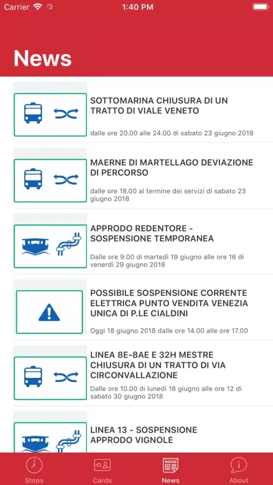 Captures d'écran de MoVe Venice