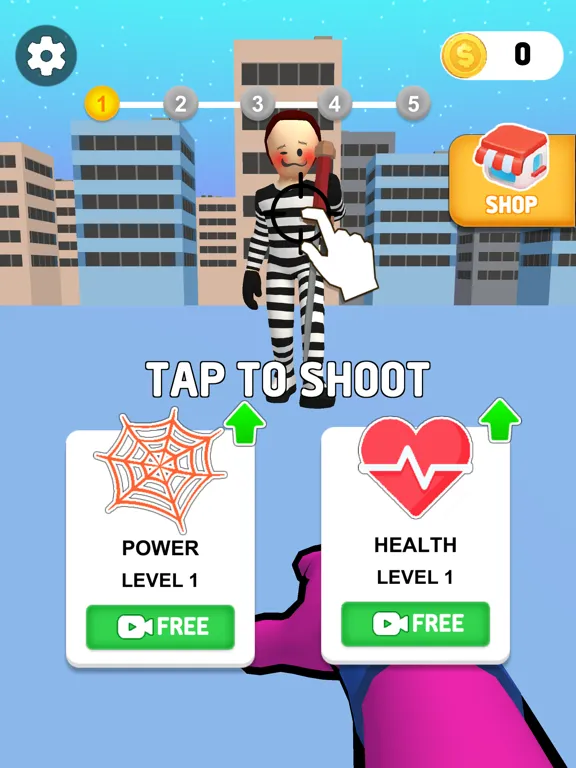 Whack Strike - Sling & Slam iPad  سکرین شاٹس